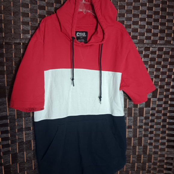 CSG Men's Tri-Color Hoodie - Picture 1 of 2